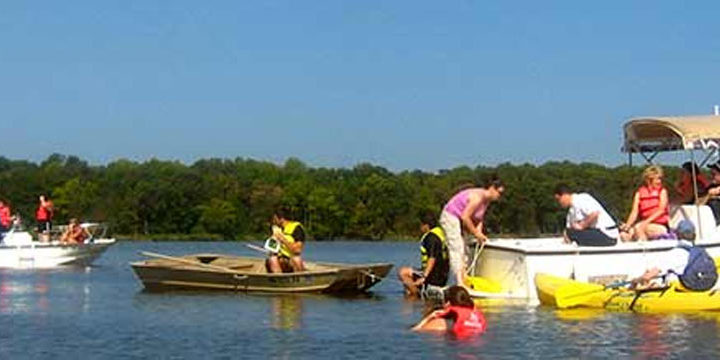 Man overboard recovery practice